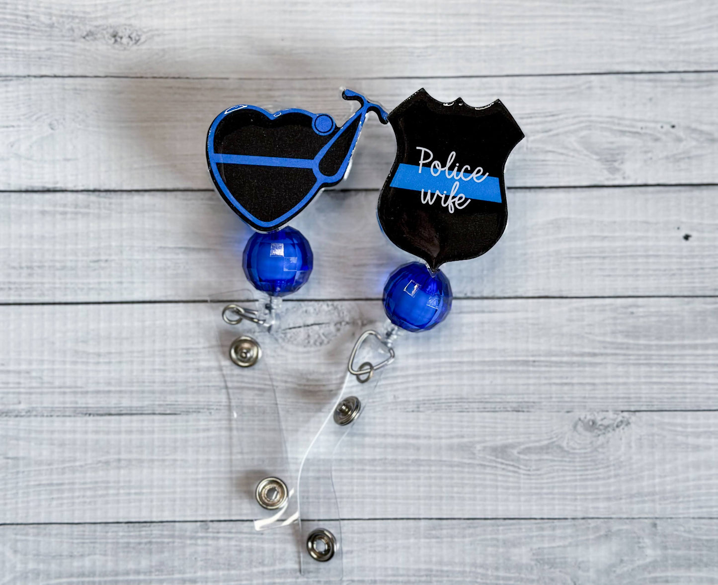 Blue Line badge reels