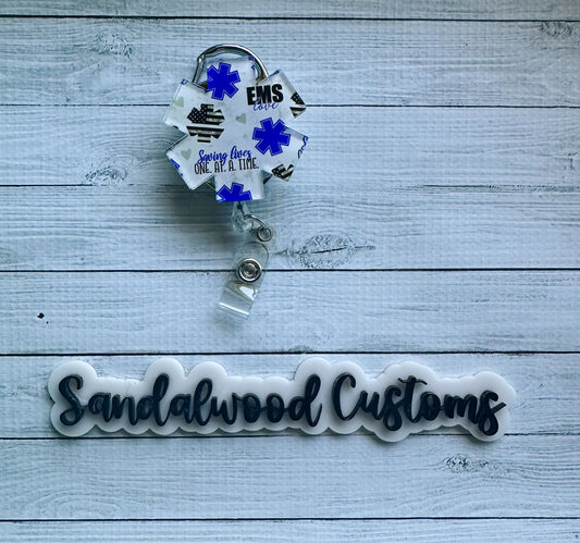 EMS badge reel
